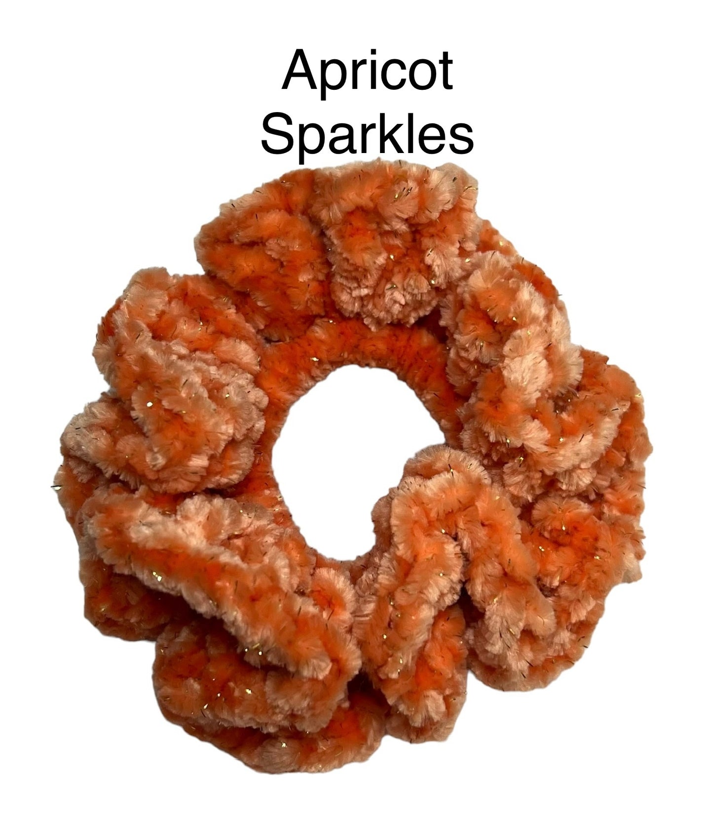 Velvet Scrunchies- Sparkle Yarn